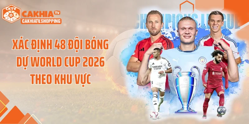 Xác định 48 đội bóng dự World Cup 2026 theo khu vực