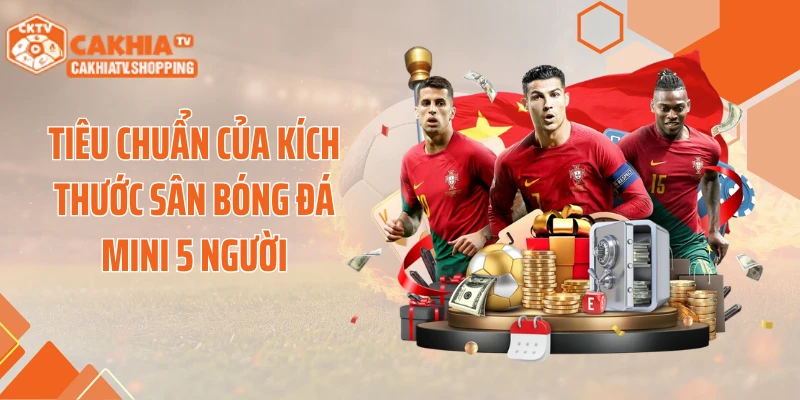 Tiêu chuẩn của kích thước sân bóng đá mini 5 người